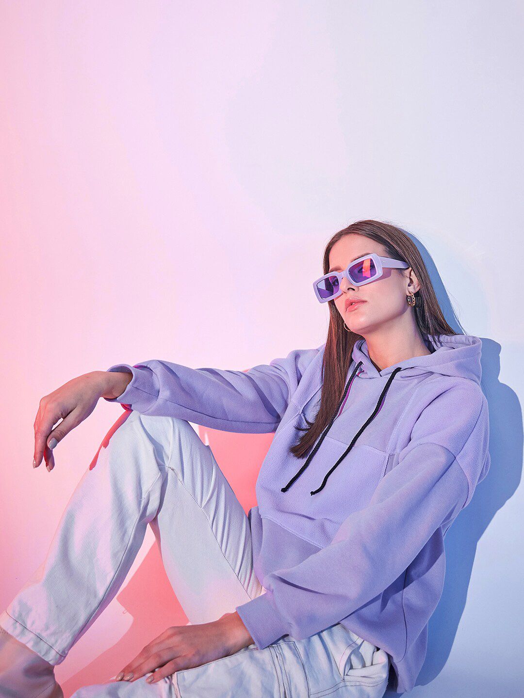 STREET 9 Hooded Fleece Pullover Sweatshirt