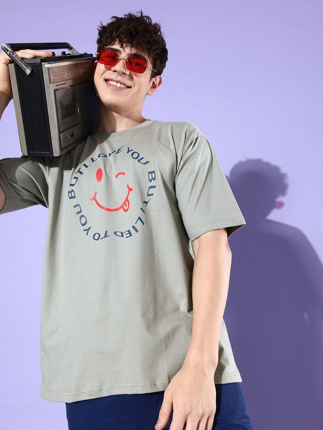 DILLINGER Printed Pure Cotton Oversized T-shirt
