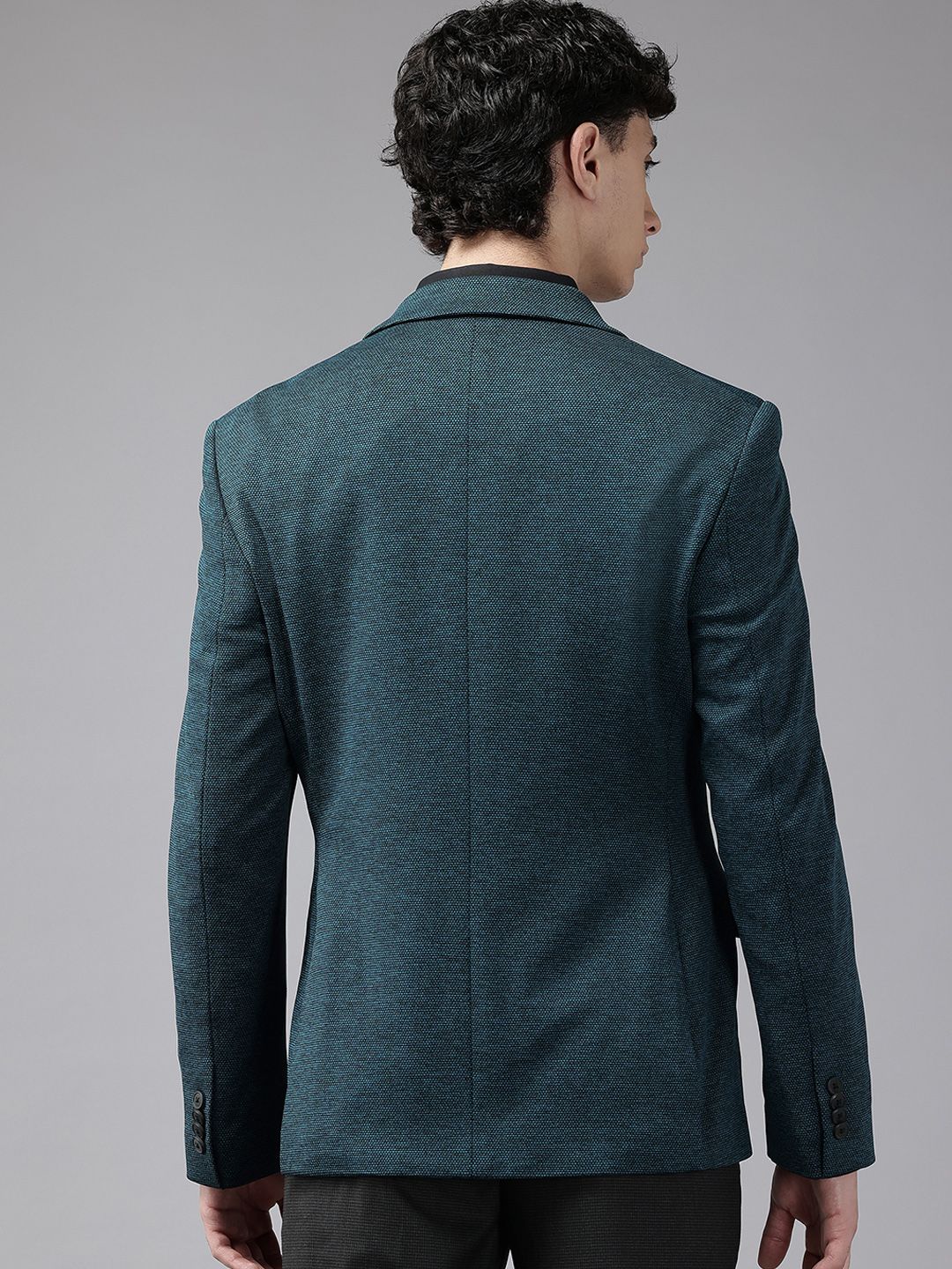 Park Avenue Super Slim Fit Single-Breasted Blazer