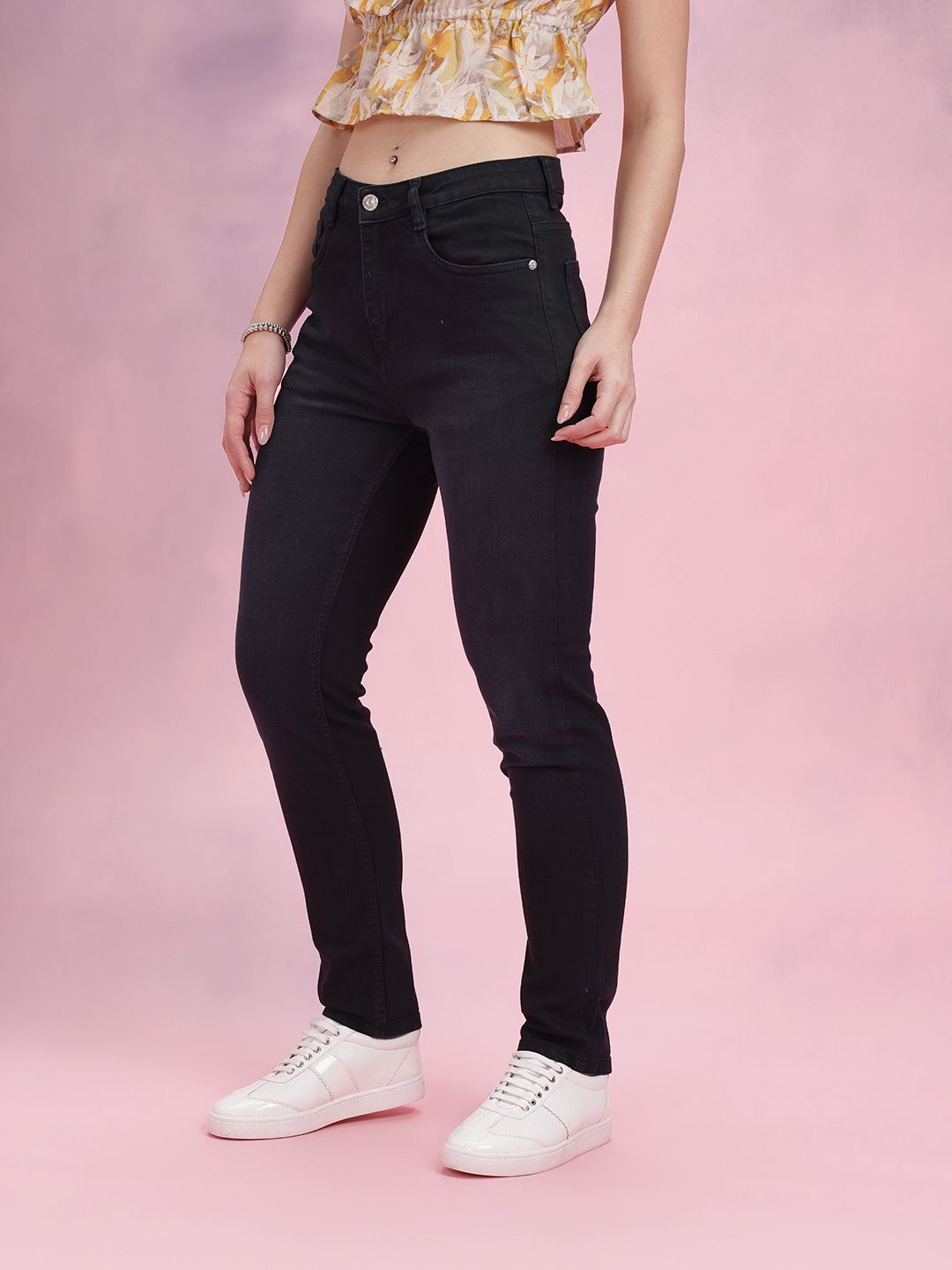 DressBerry Women Slim Fit Mid-Rise Stretchable Jeans