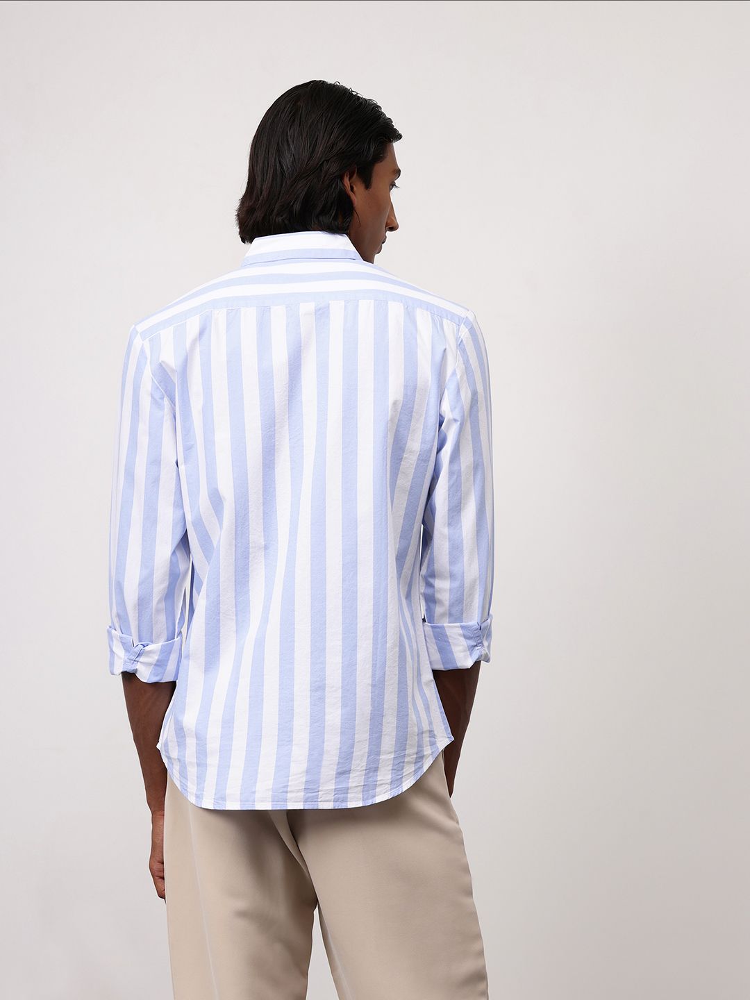 ether Men Classic Pure Cotton Striped Shirt