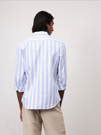 ether Men Classic Pure Cotton Striped Shirt