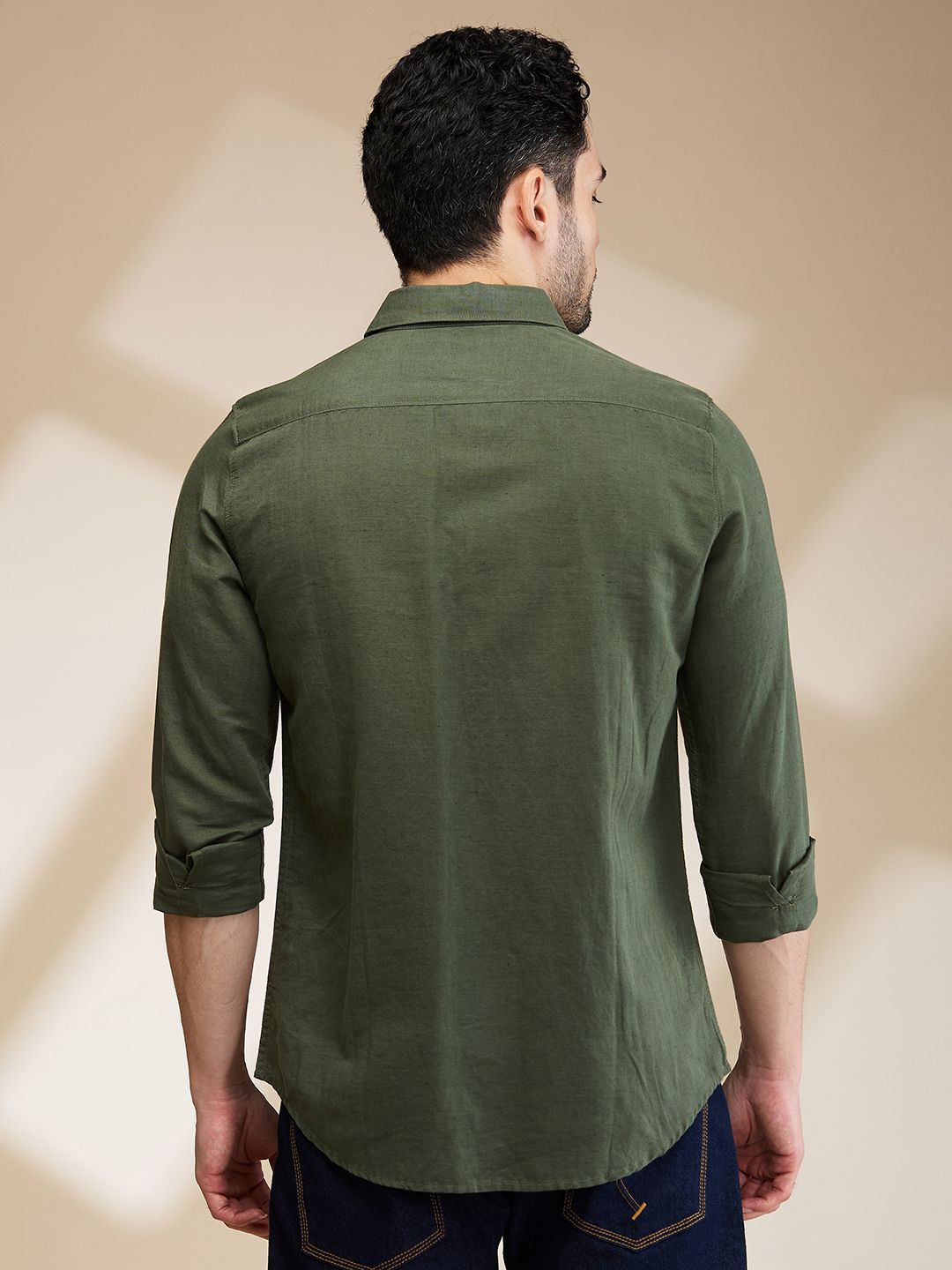 Being Human Men Slim Fit Opaque Casual Shirt
