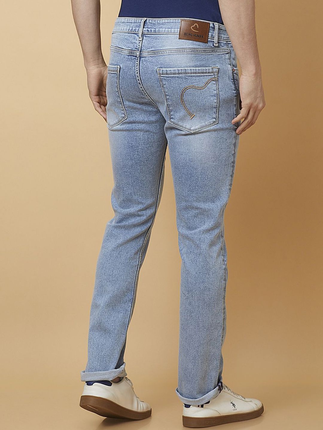 Being Human Men Light Fade Jeans