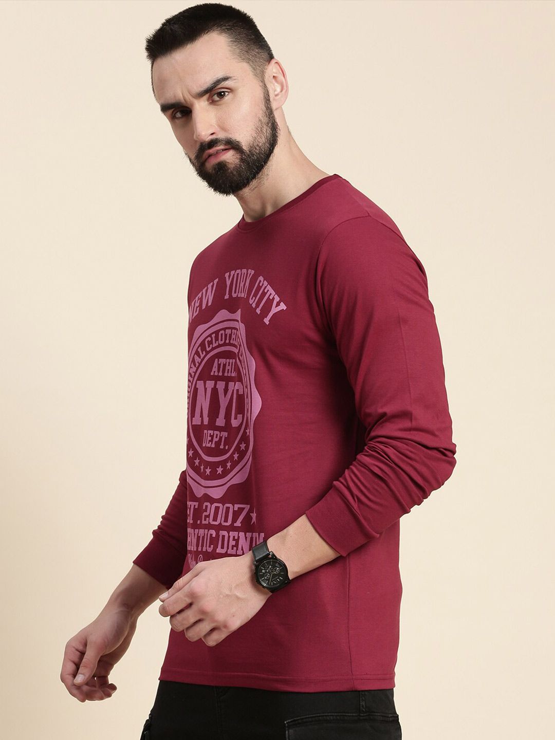 DILLINGER Typographic Printed Pure Cotton T-shirt