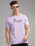 ADRO Typography Printed Round Neck Pure Cotton T-shirt