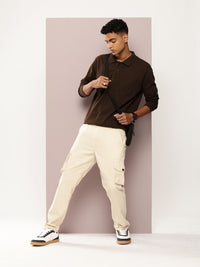 DILLINGER Men Polo Collar Oversized T-shirt