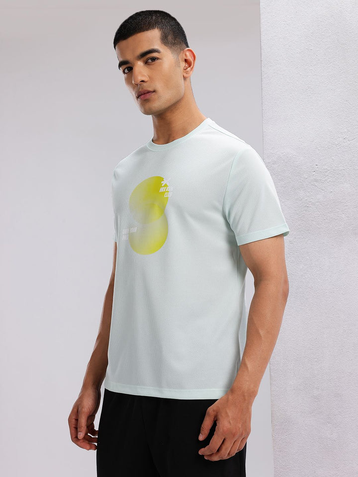 HRX by Hrithik Roshan Graphic Printed Perforated Rapid-Dry Running T-shirt