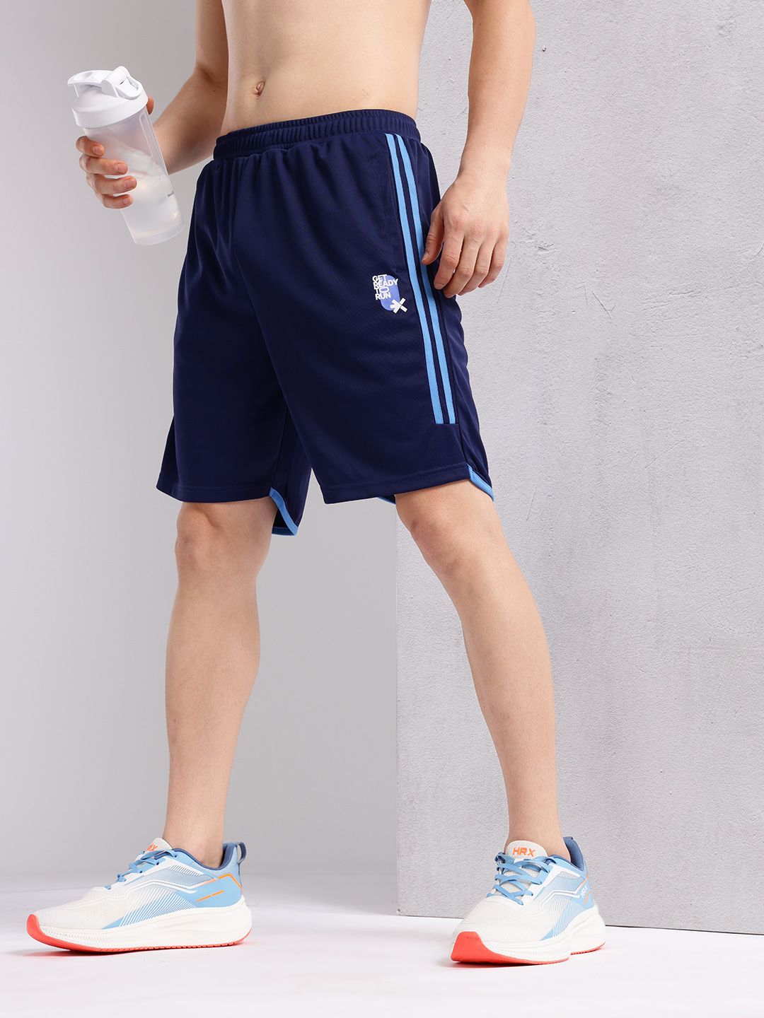 HRX by Hrithik Roshan Men Striped Running Sports