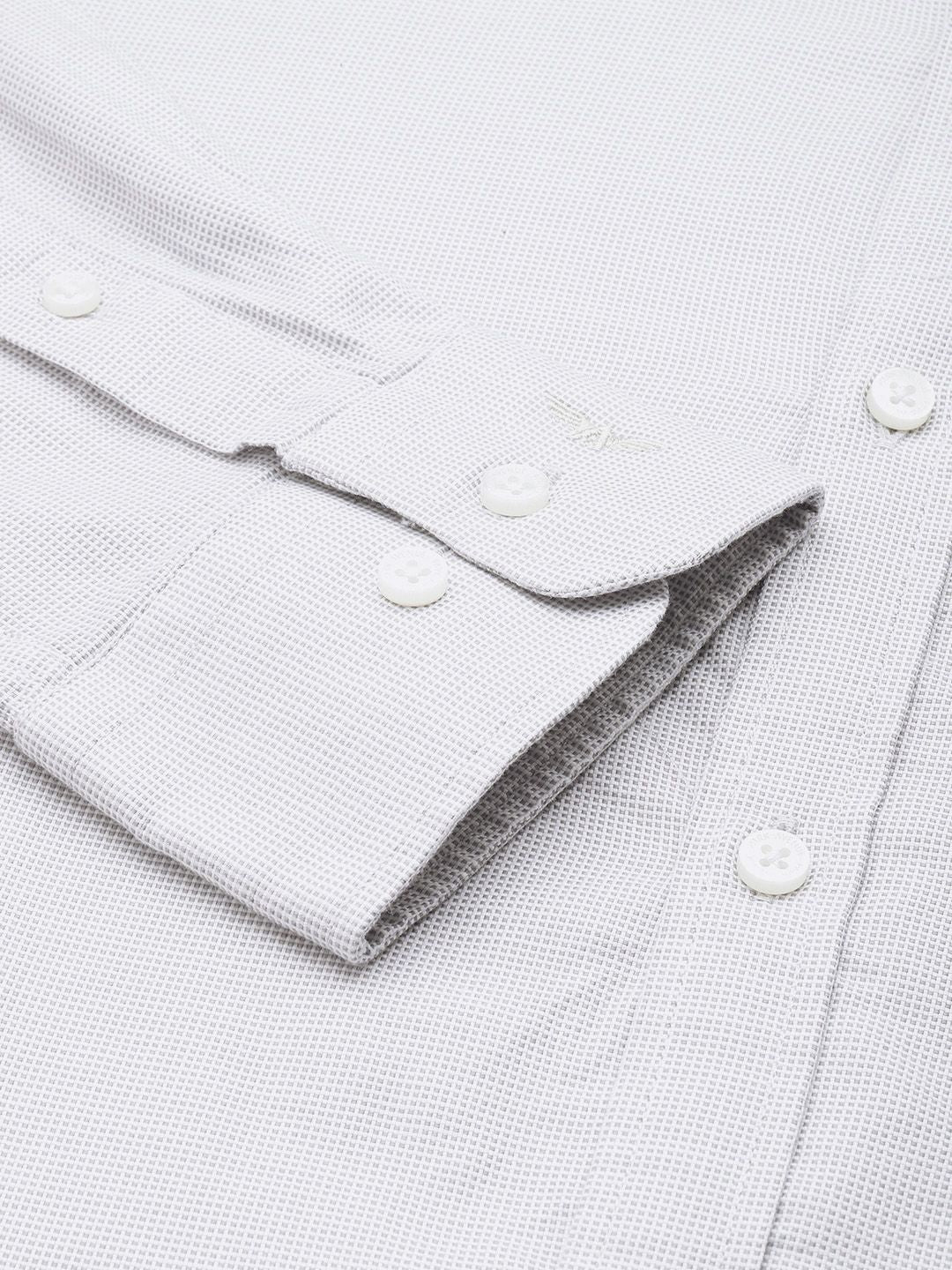 Park Avenue Slim Fit Micro Checked Pure Cotton Formal Shirt