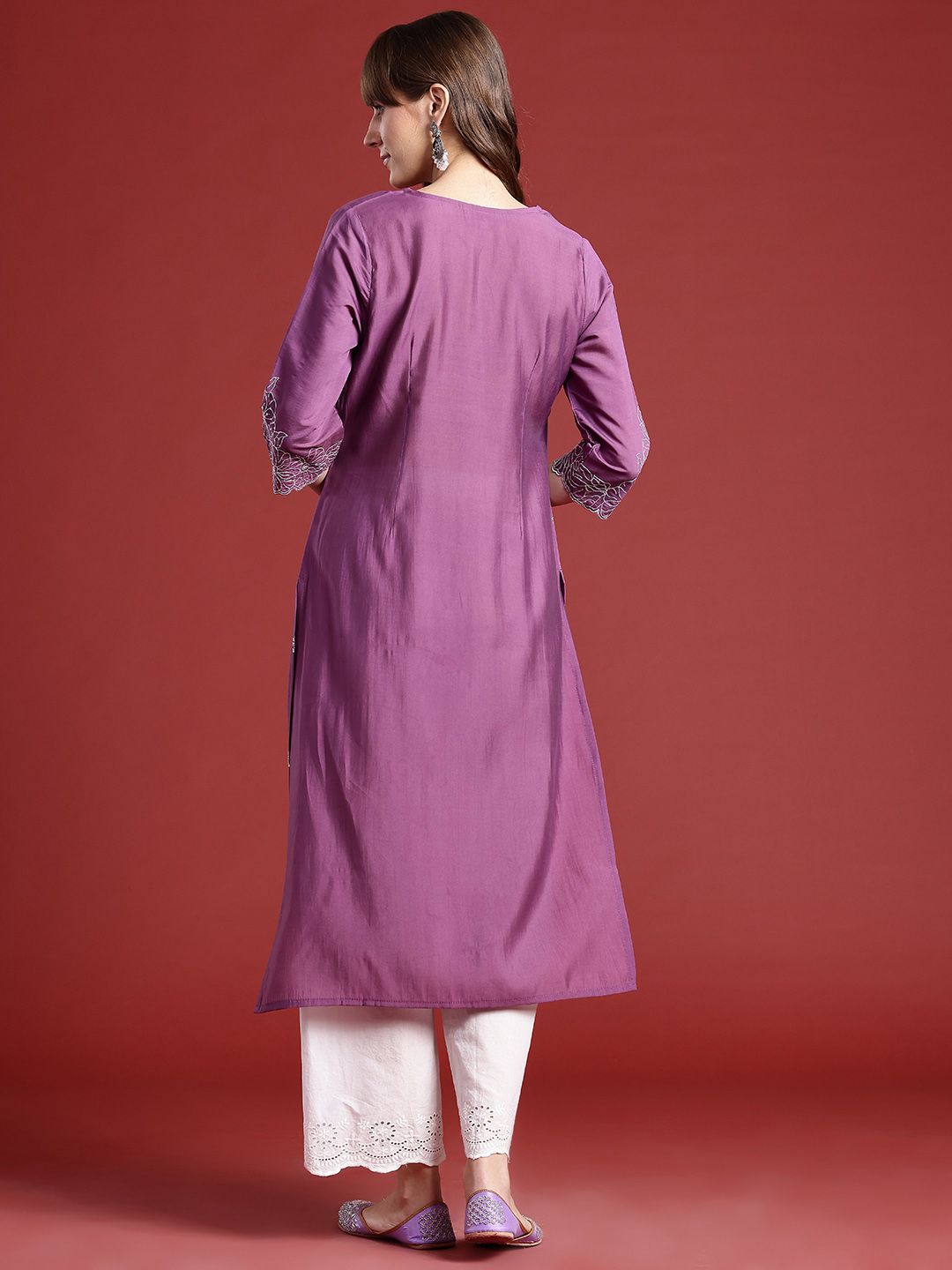 Anouk Floral Embroidered Kurta