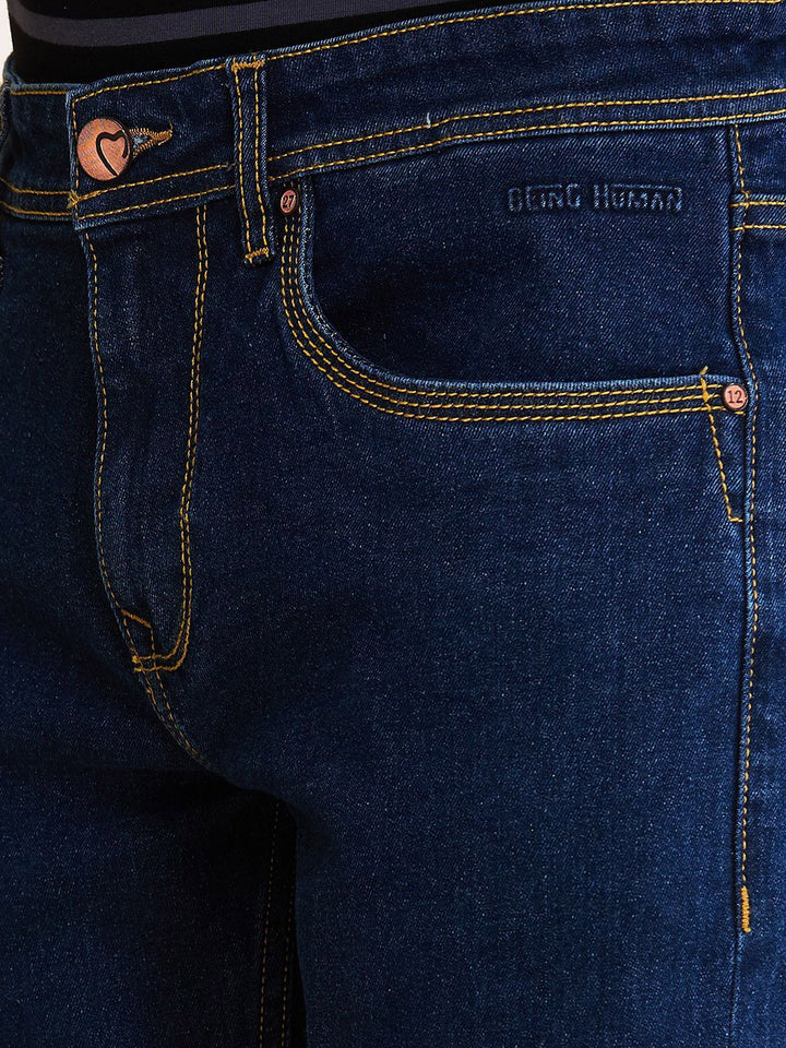 Being Human Men Slim Fit Low Distress Jeans