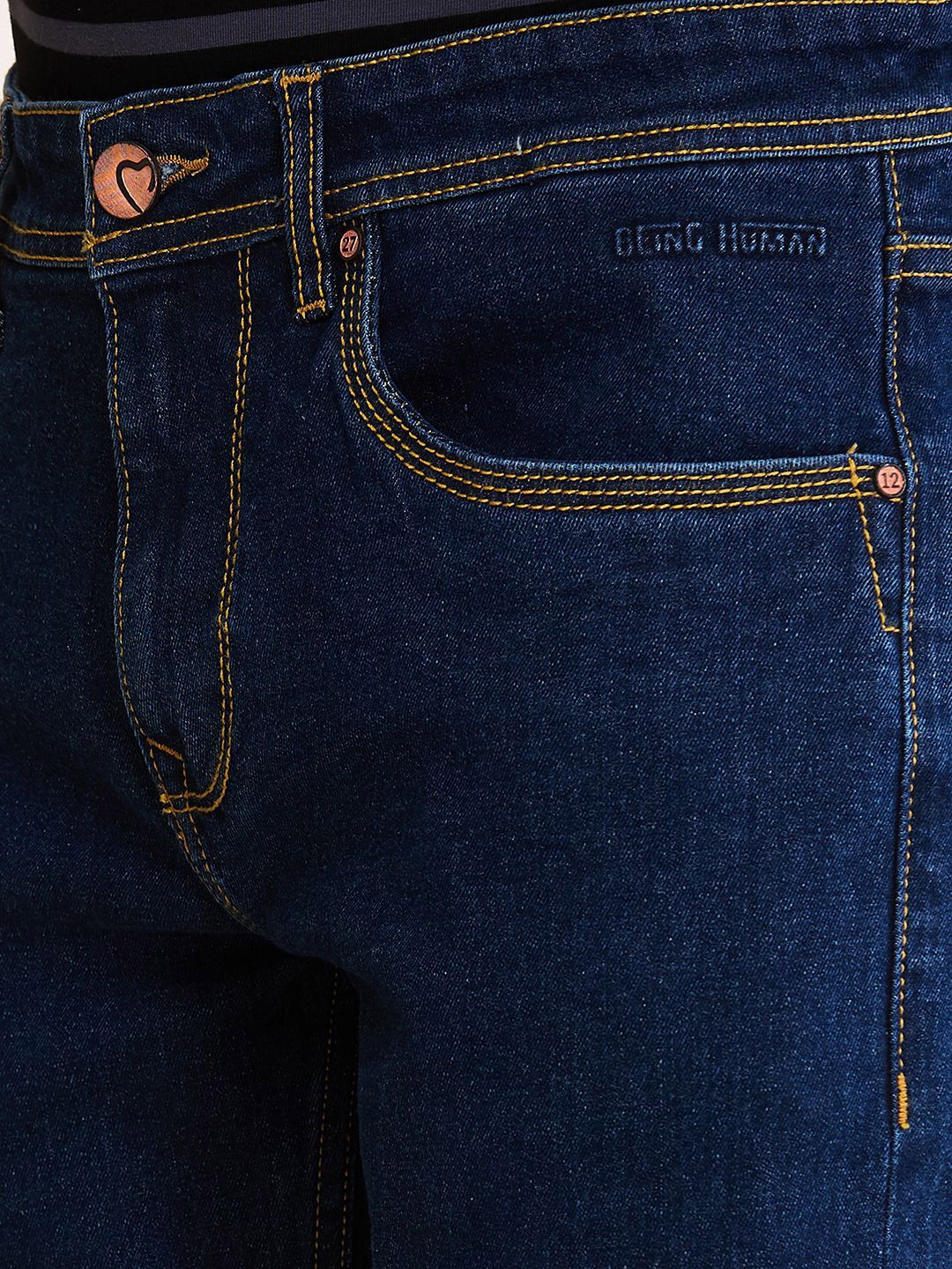 Being Human Men Slim Fit Low Distress Jeans