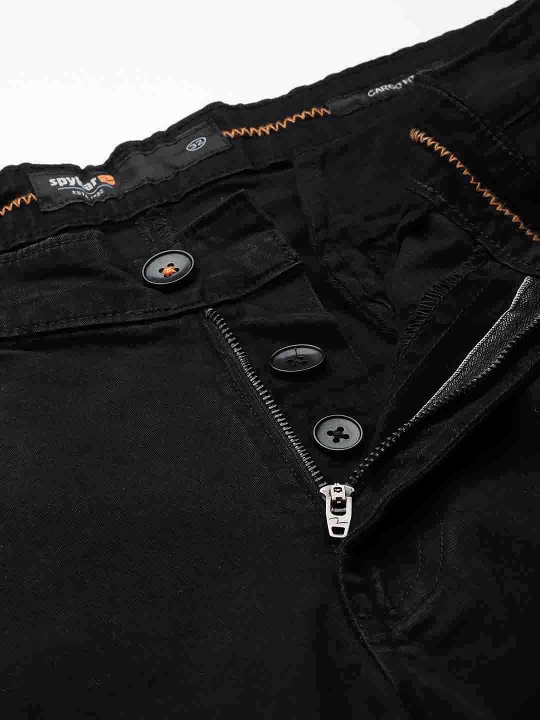 SPYKAR Men Regular Fit Cargos Trousers
