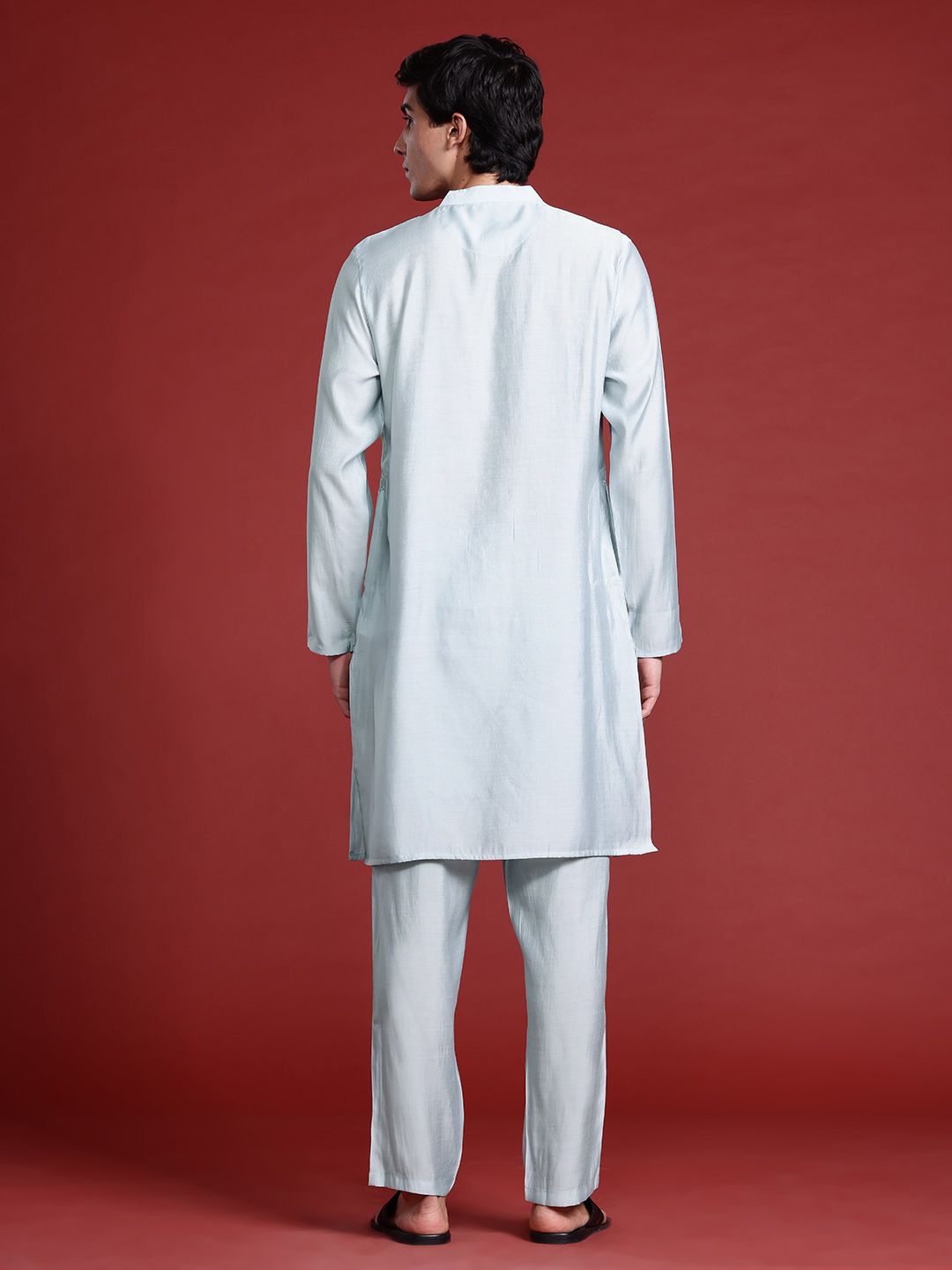 Anouk Ethnic Motifs Embroidered Regular Sequinned Kurta with Trousers