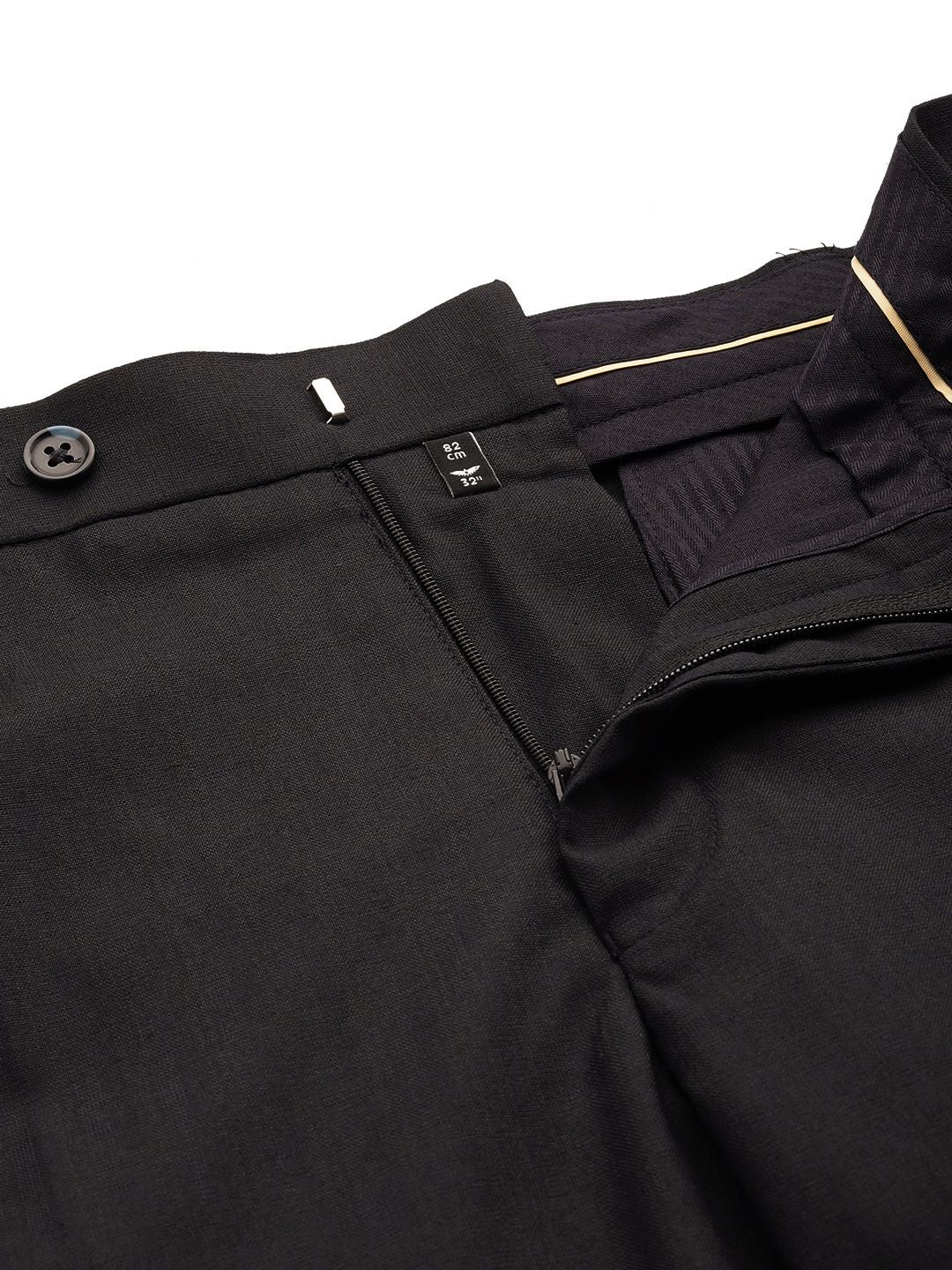 Park Avenue Men Solid Formal Trousers