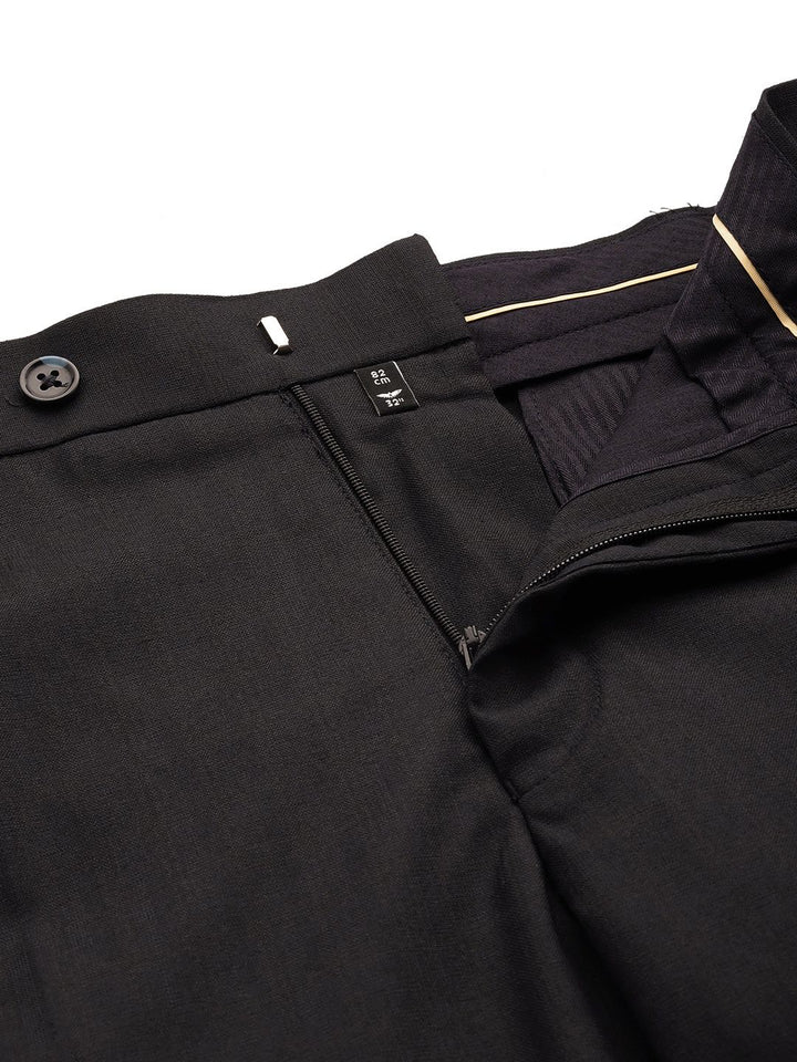 Park Avenue Men Solid Formal Trousers