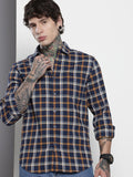 The Indian Garage Co Slim Fit Checked Casual Shirt