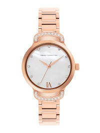 French Connection Women Dial & Stainless Steel Bracelet Style Straps Watch FCH7RGM