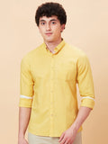 Being Human Button-Down Collar Slim Fit Cotton Casual Shirt