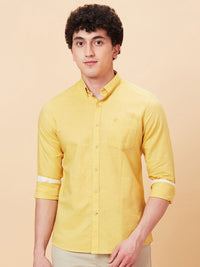 Being Human Button-Down Collar Slim Fit Cotton Casual Shirt