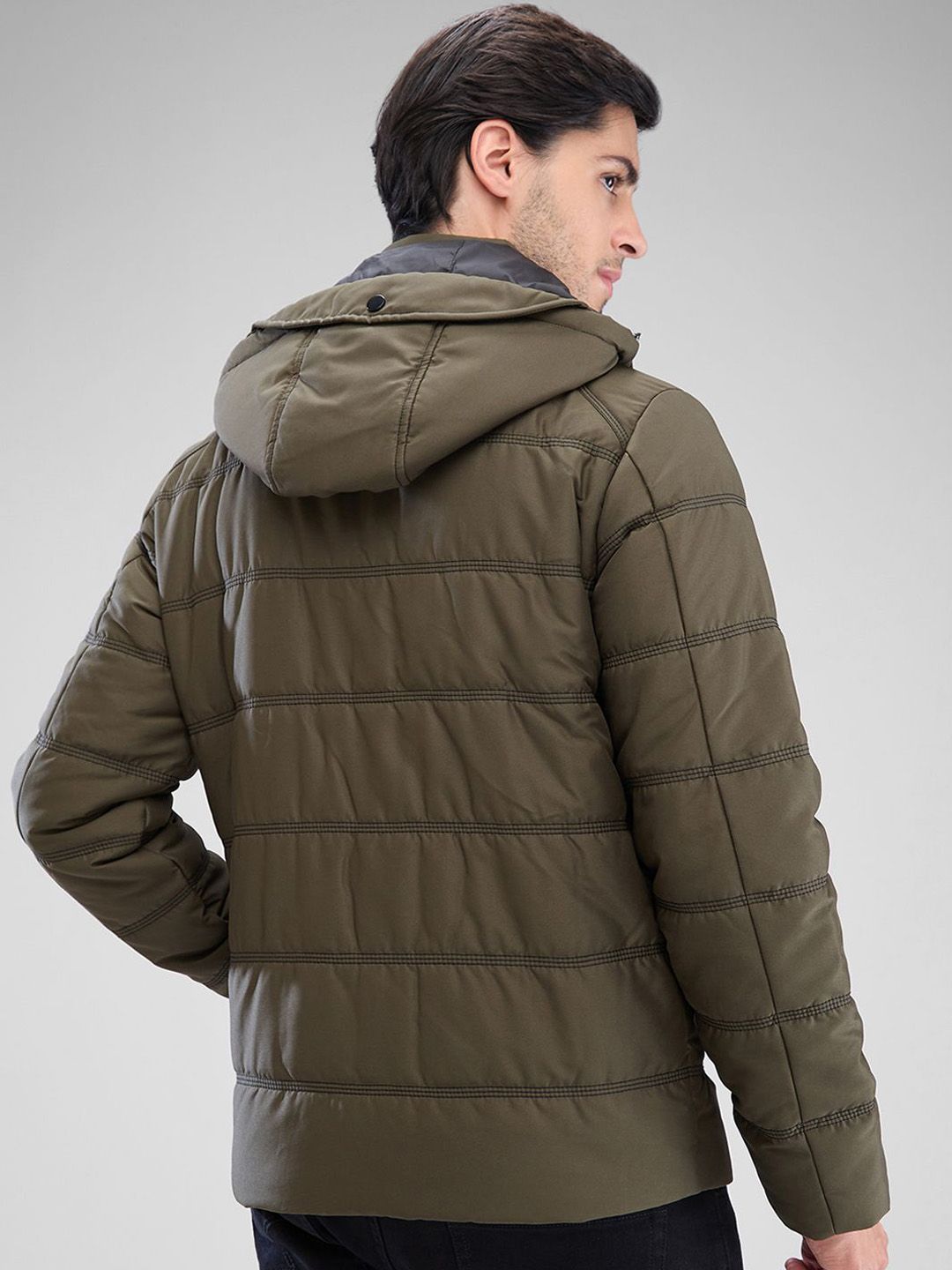 SPYKAR Men Full Sleeve Regular Fit Padded Jacket