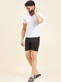 Sweet Dreams Men Black Mid Rise Shorts