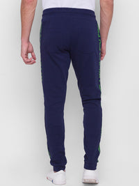 Being Human Men Navy Blue Solid Joggers