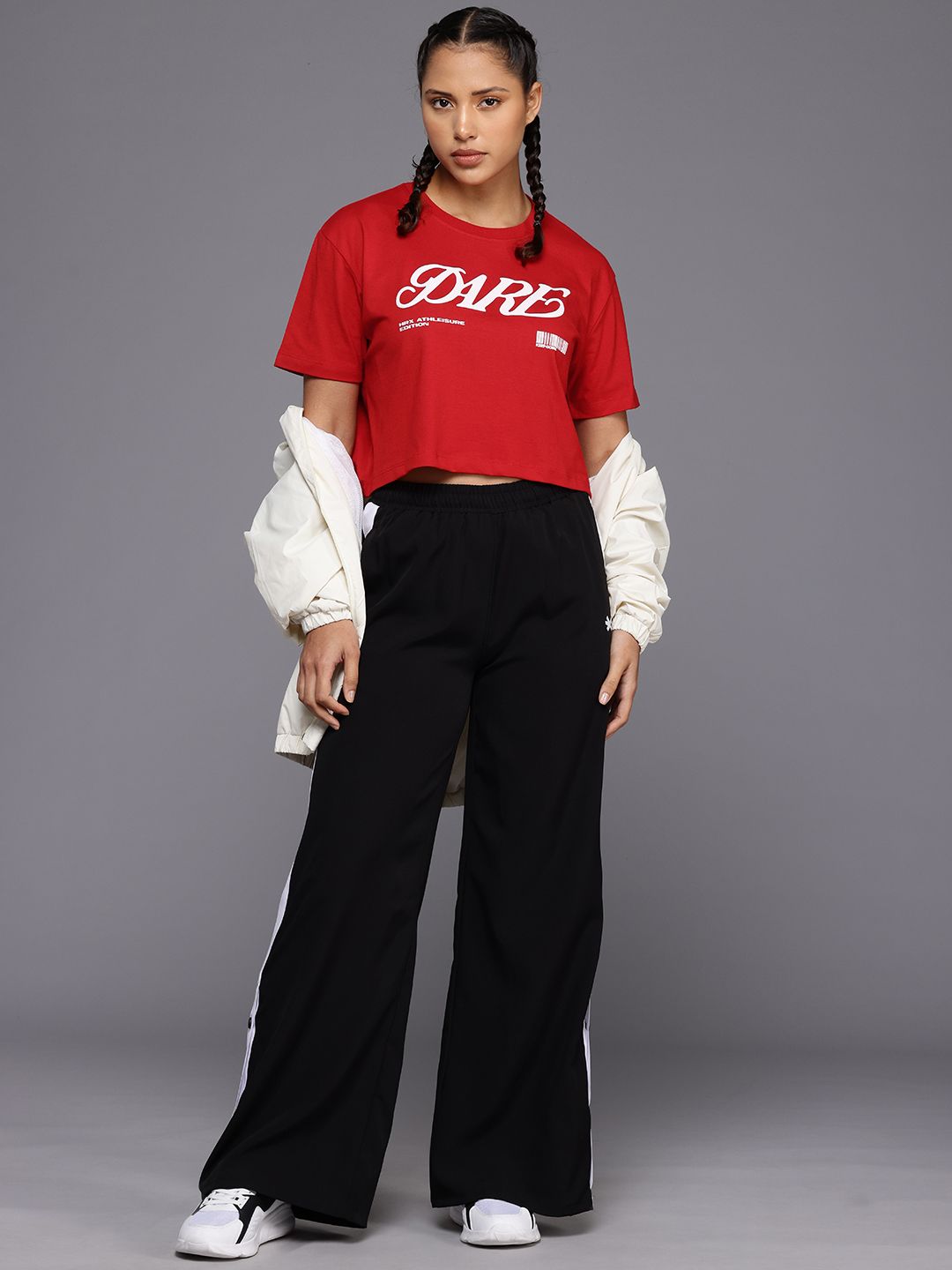 HRX by Hrithik Roshan Typography Printed T-shirt