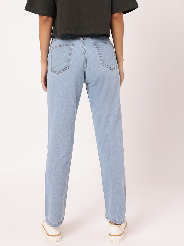 DressBerry Women Street Smart Printed Barrel Fit  Jeans