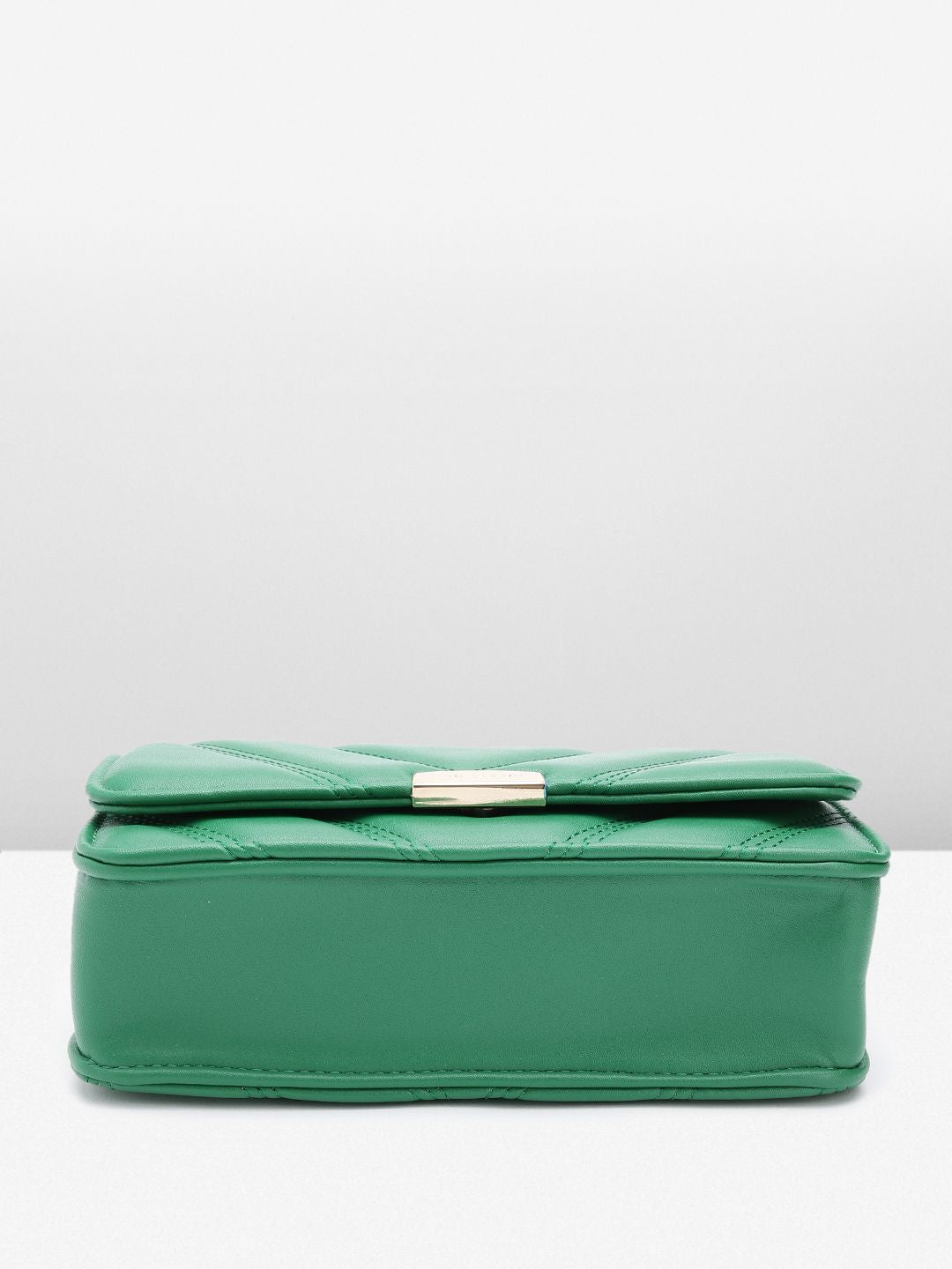 Lino Perros Textured Structured Sling Bag with Quilted Detail
