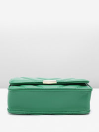 Lino Perros Textured Structured Sling Bag with Quilted Detail