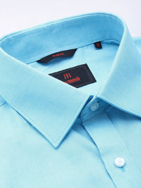 Raymond Self Design Slim Fit Pure Cotton Formal Shirt