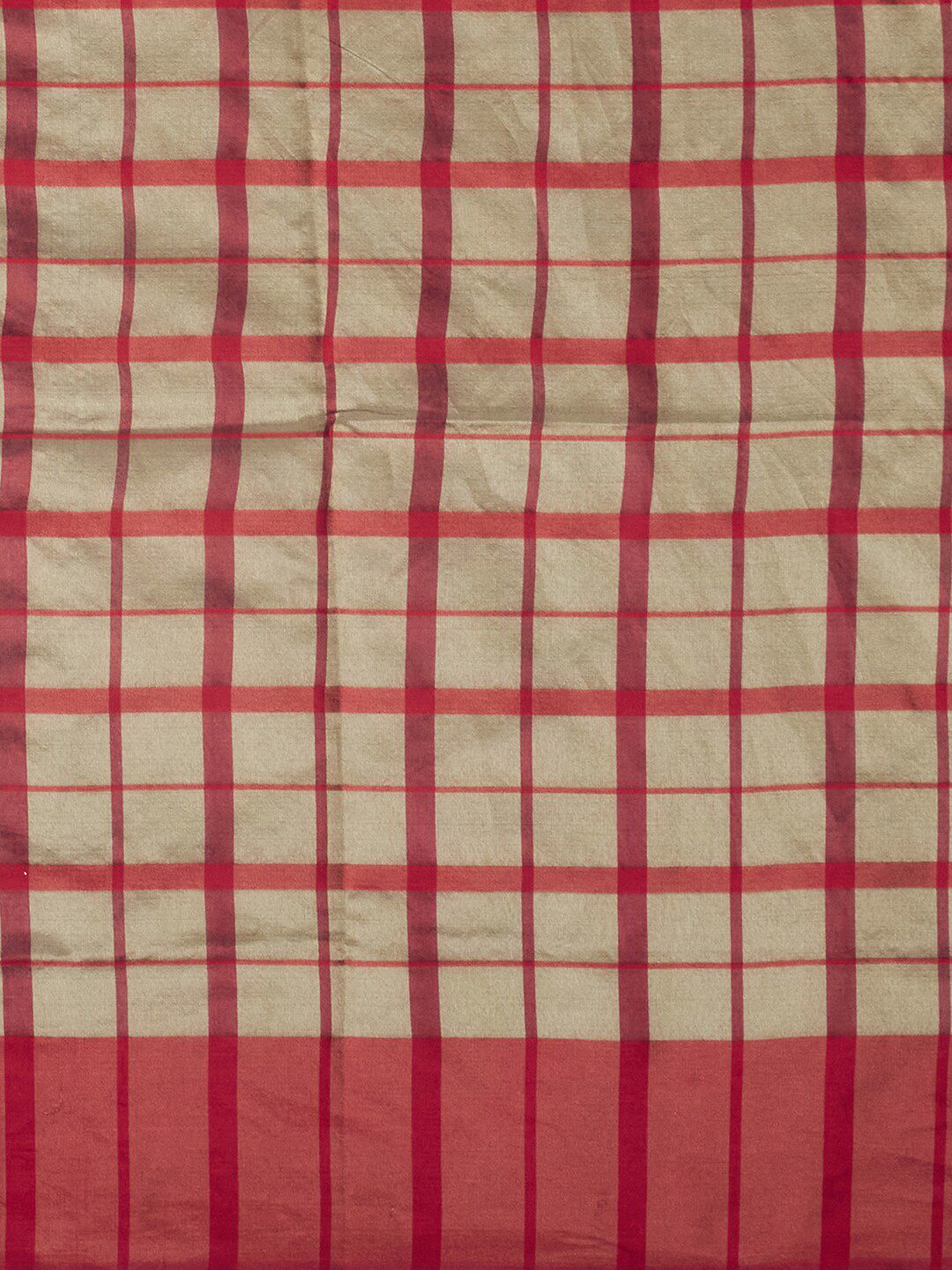 Saree mall Checks Silk Blend Saree