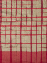 Saree mall Checks Silk Blend Saree