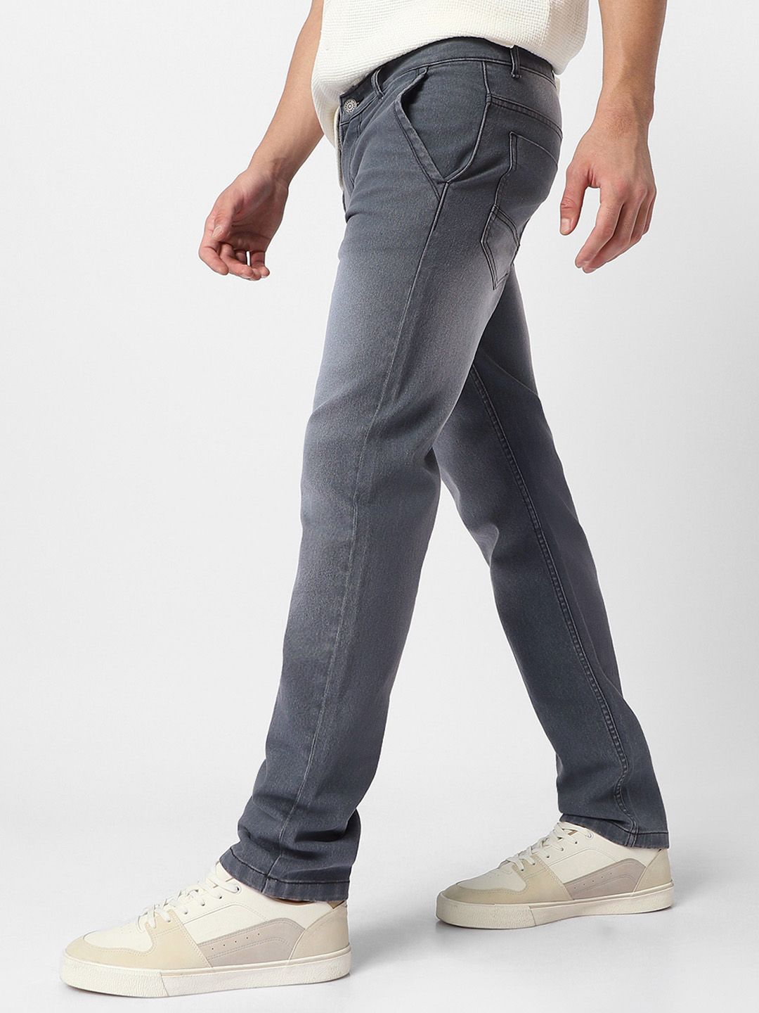Urbano Fashion Men Regular Fit Washed Stretchable Jeans