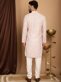 SOJANYA Floral Printed Pure Cotton Kurta With Churidar