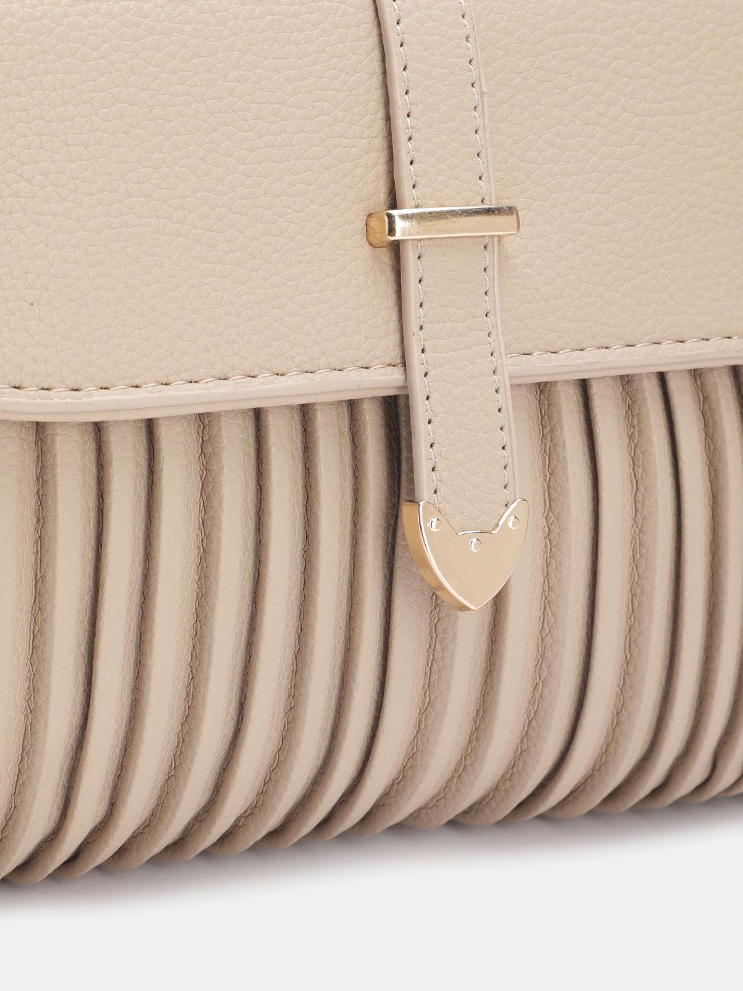 DressBerry Structured Pleated Sling Bag