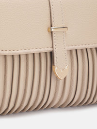 DressBerry Structured Pleated Sling Bag