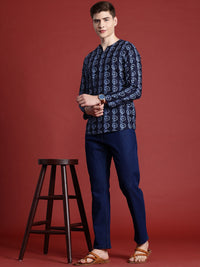 Anouk Pure Cotton Ethnic Motifs Printed A-line Kurta