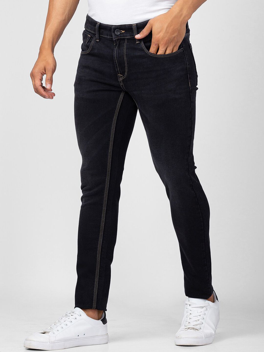 SPYKAR Men Super Skinny Fit Low-Rise Jeans