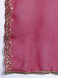 Indo Era Women Embroidered Straight Kurta Set