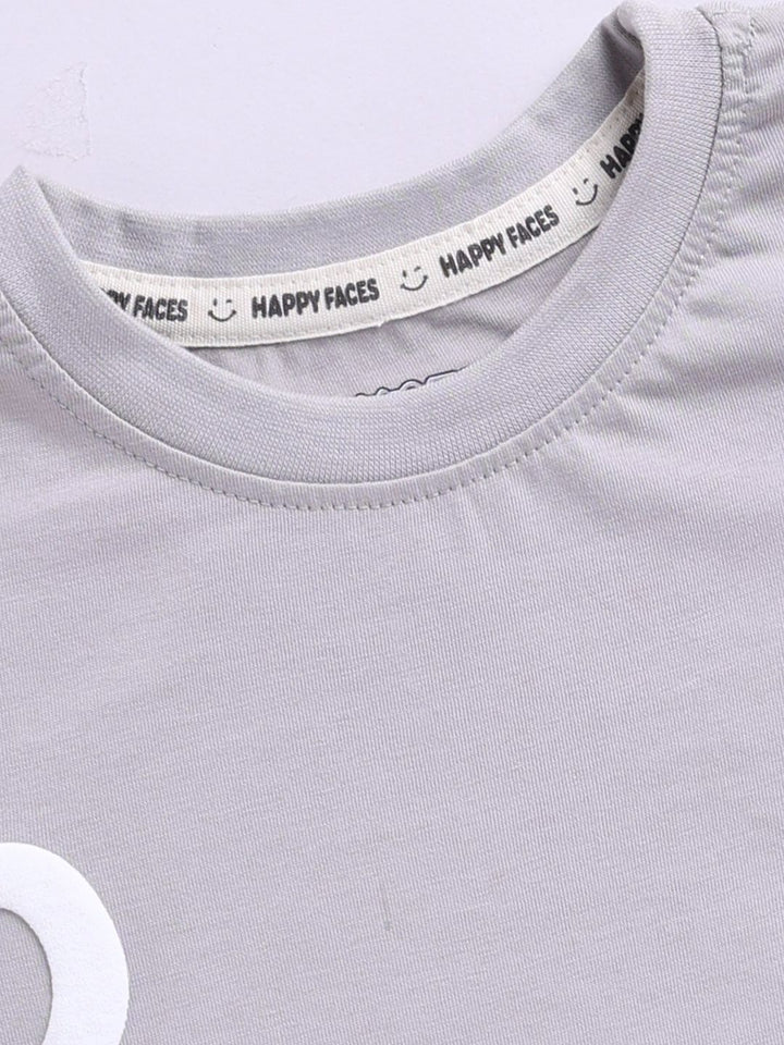 Happy Faces Kids Boys Snoopy Printed Pure Cotton T-Shirt