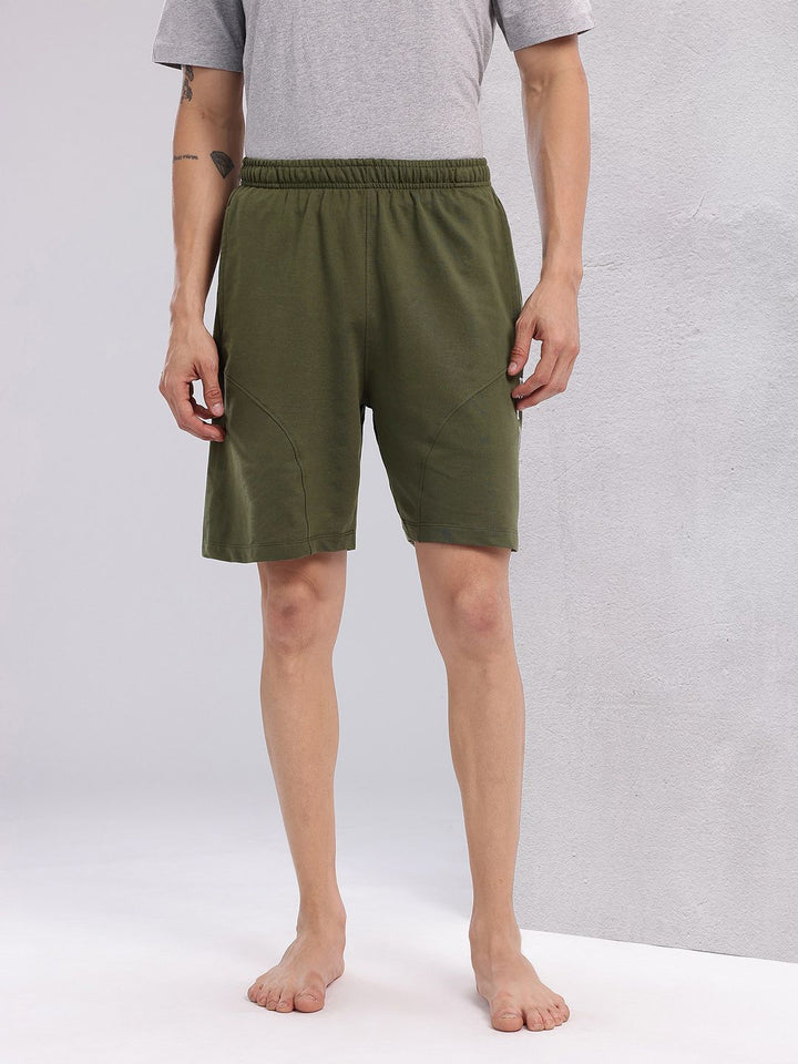 HRX by Hrithik Roshan Men Typography Print Mid-Rise Yoga Shorts