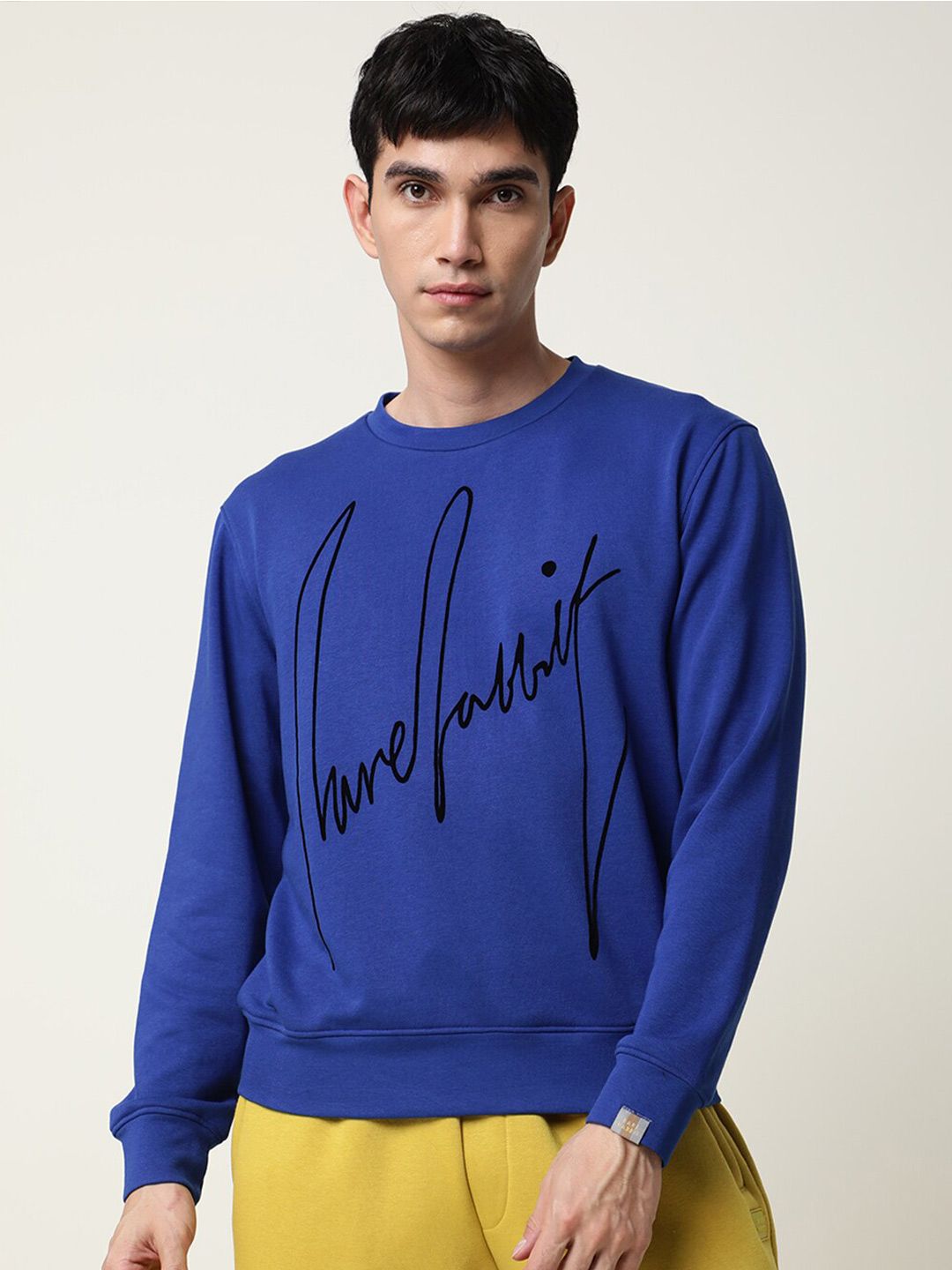 RARE RABBIT Men Flocker Printed Sweatshirt