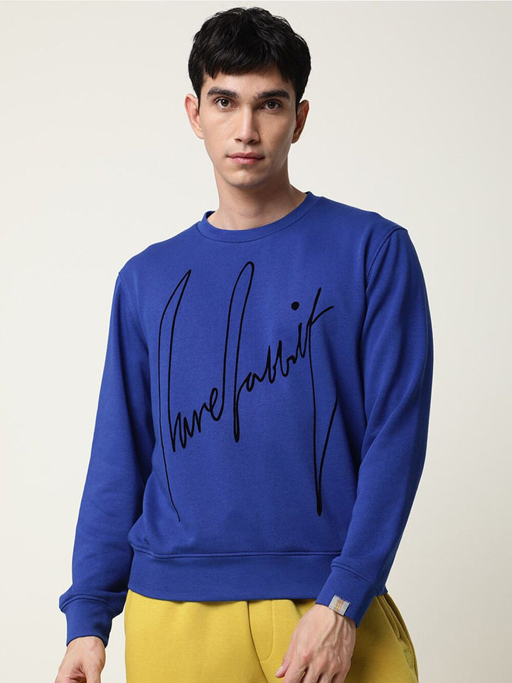 RARE RABBIT Men Flocker Printed Sweatshirt