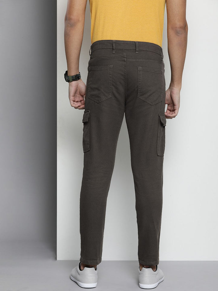 The Indian Garage Co Men Cotton Slim Fit Cargos