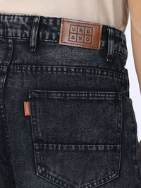 Urbano Fashion Men Loose Relaxed Fit Heavy Fade Jeans
