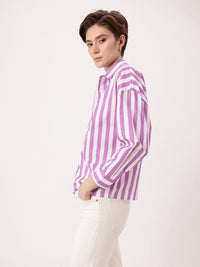 DressBerry Smart Korean Striped Shirt