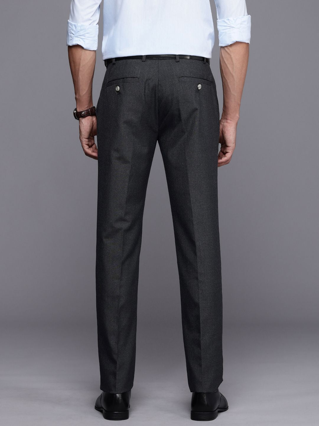 Raymond Men Slim Fit Formal Trousers
